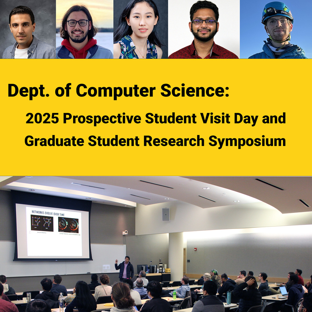 2025 CS Prospective Graduate Student Visit Day - Morning Sessions promotional image